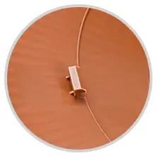 Squirrel Proof Hanging Bird Feeder for Outdoor Wild Bird Seed 4 Strong buckle on a squirrel-proof bird feeder, preventing squirrels from accessing the seeds