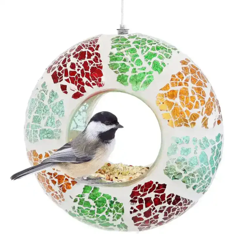 6-inch-mosaic-glass-hanging-decorative-bird-feeder