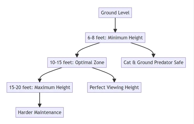 How to Hang a Bird Feeder on a Tree Trunk: Expert Guide 2025 3 bird feeder Perfect Height Guide