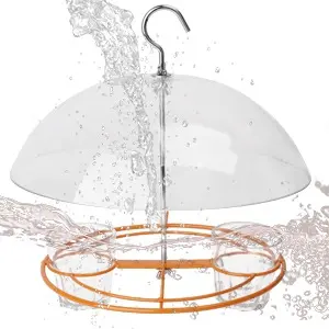 Oriole Grape Jelly Bird Feeder - Weatherproof | Squirrel Proof | Easy Clean 5 Easy to clean oriole grape jelly bird feeder with thick plastic and stainless steel hook, ready for washing