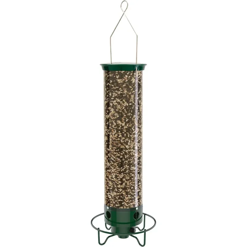 droll yankee flipper squirrel proof bird feeder full seed