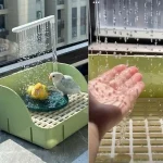 birds enjoying gentle automatic shower flow